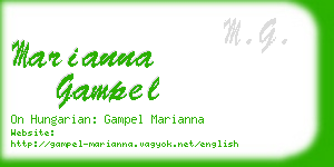 marianna gampel business card